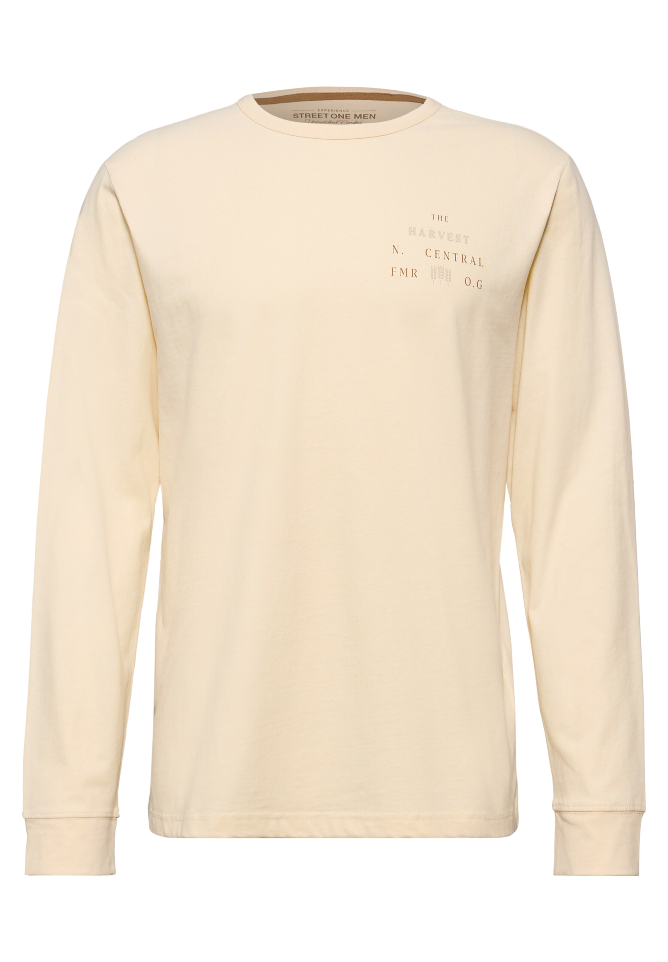 Street One MEN Shirt in Beige: front