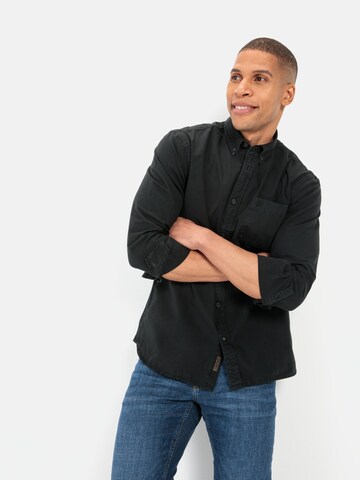 CAMEL ACTIVE Regular Fit Hemd in Schwarz