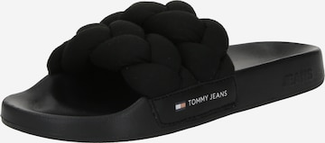 Tommy Jeans Pantolette in Schwarz: predná strana