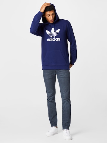 Felpa 'Adicolor Classics Trefoil' di ADIDAS ORIGINALS in blu
