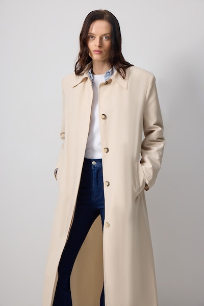 Touche Prive Between-seasons coat in Cream, Item view