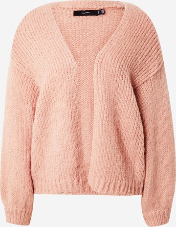 VERO MODA Knit cardigan 'MAYBE' in Pink: front