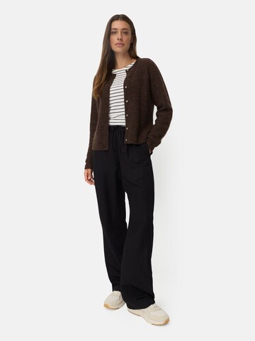 CAMEL ACTIVE Strickjacke mit gerader Passform in Braun