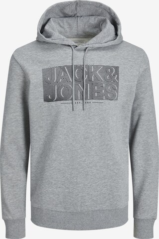 Sweat-shirt Jack & Jones Plus en gris : devant