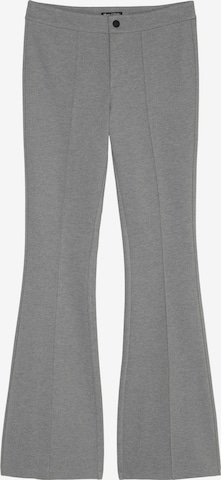 Marc O'Polo DENIM Bootcut Bügelfaltenhose in Grau: Vorderseite