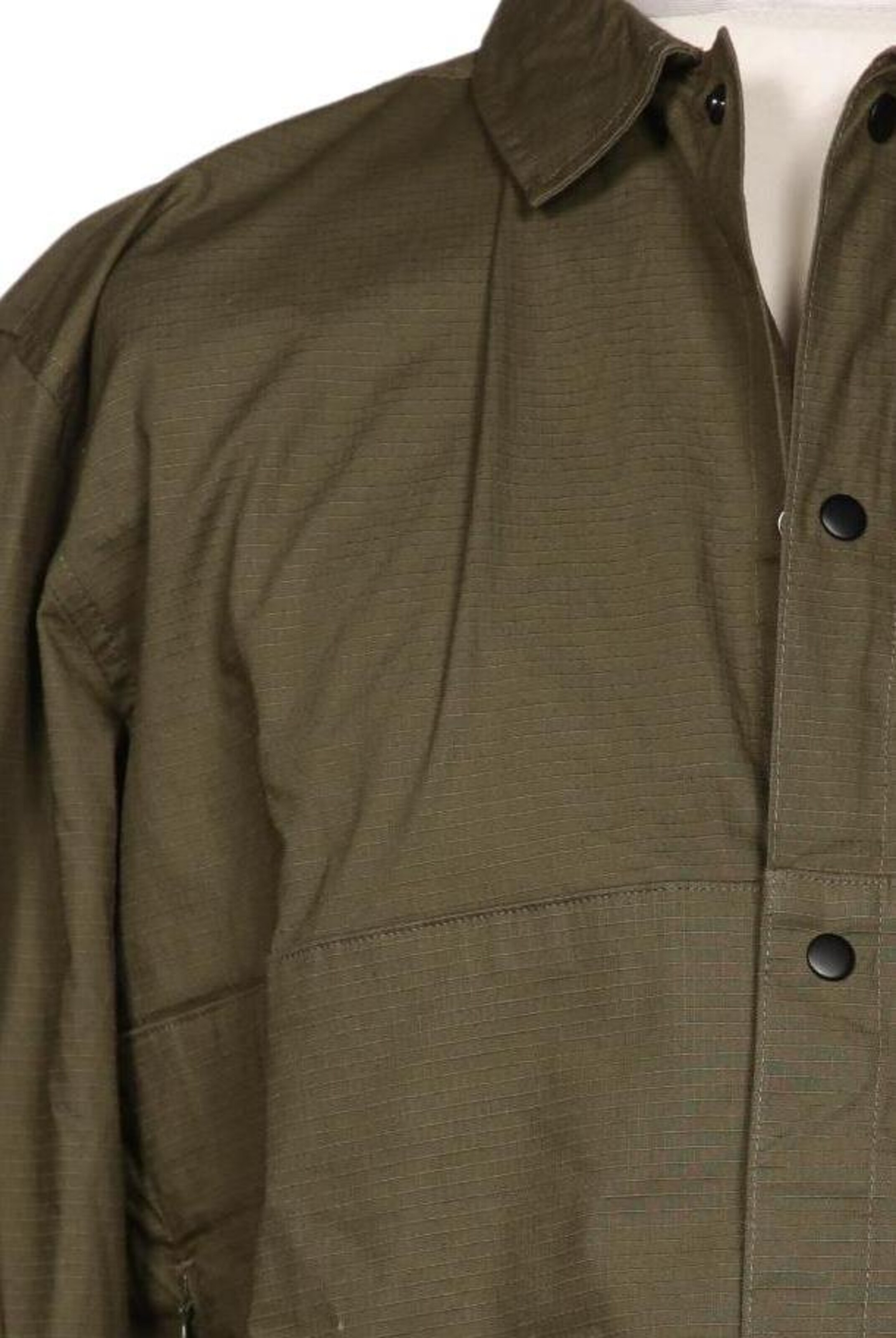 Folk Button Up Shirt in M in Green