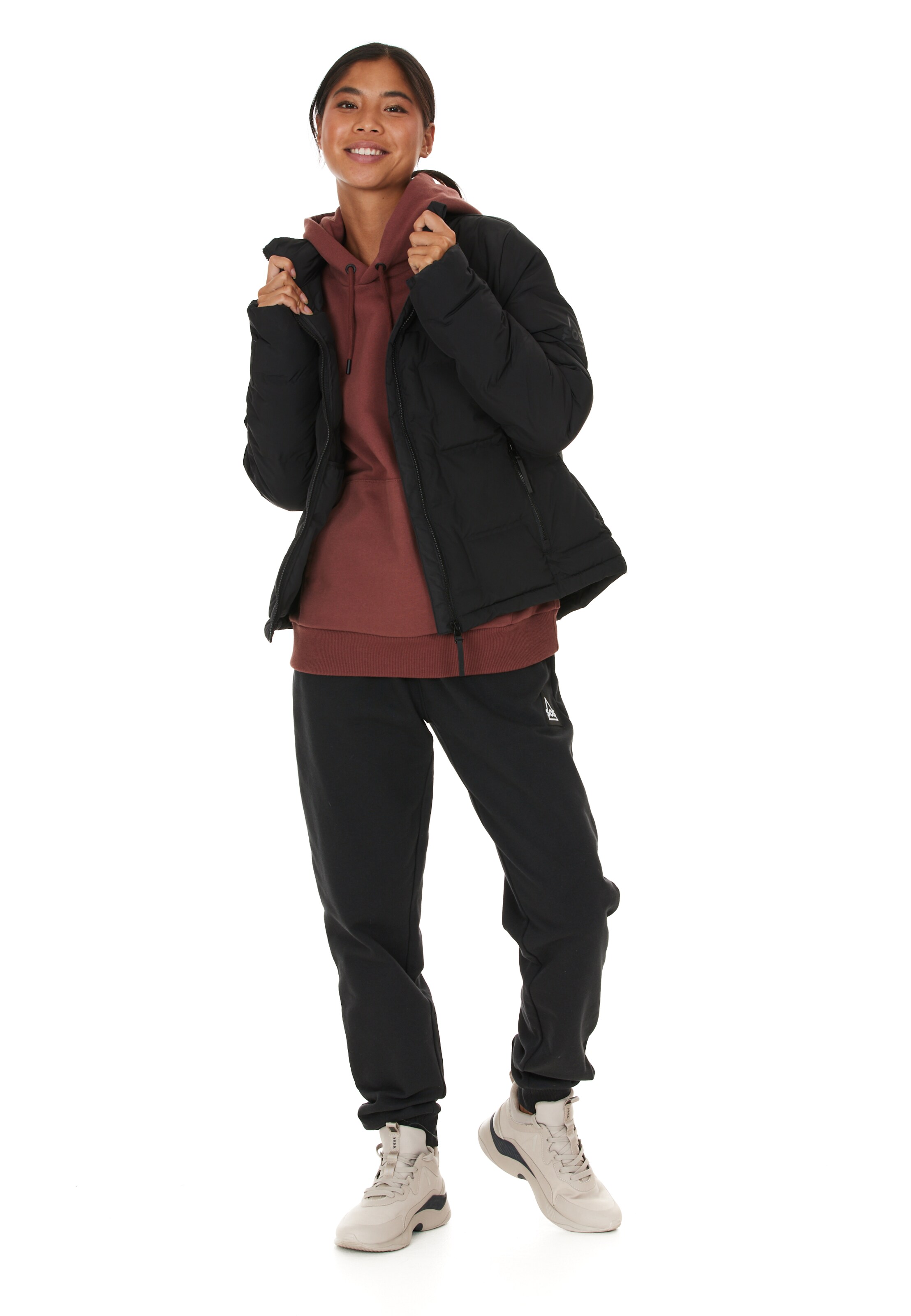 SOS Winterjas 'Alagna' in Zwart