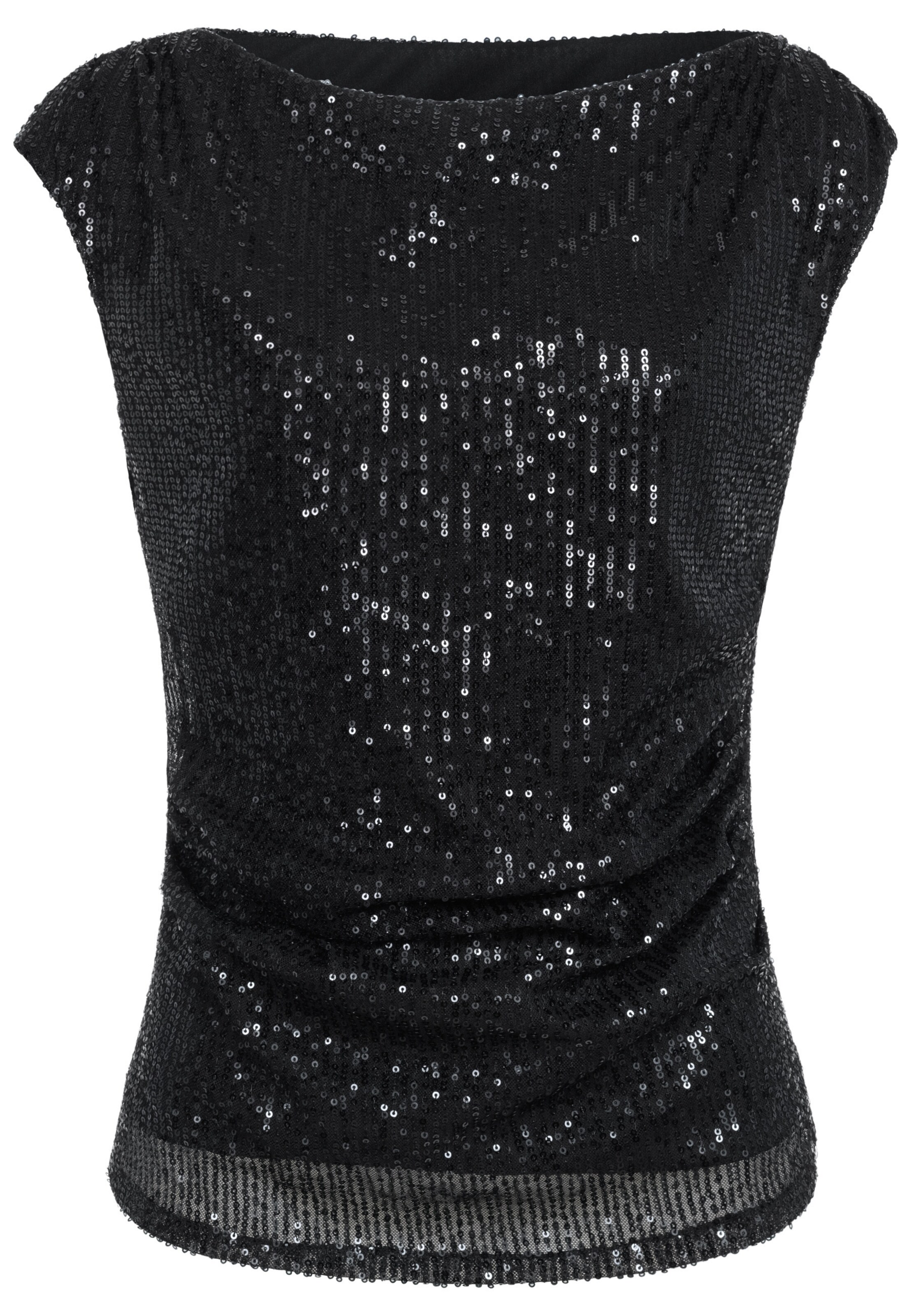 Cloud5ive Top in Zwart: voorkant