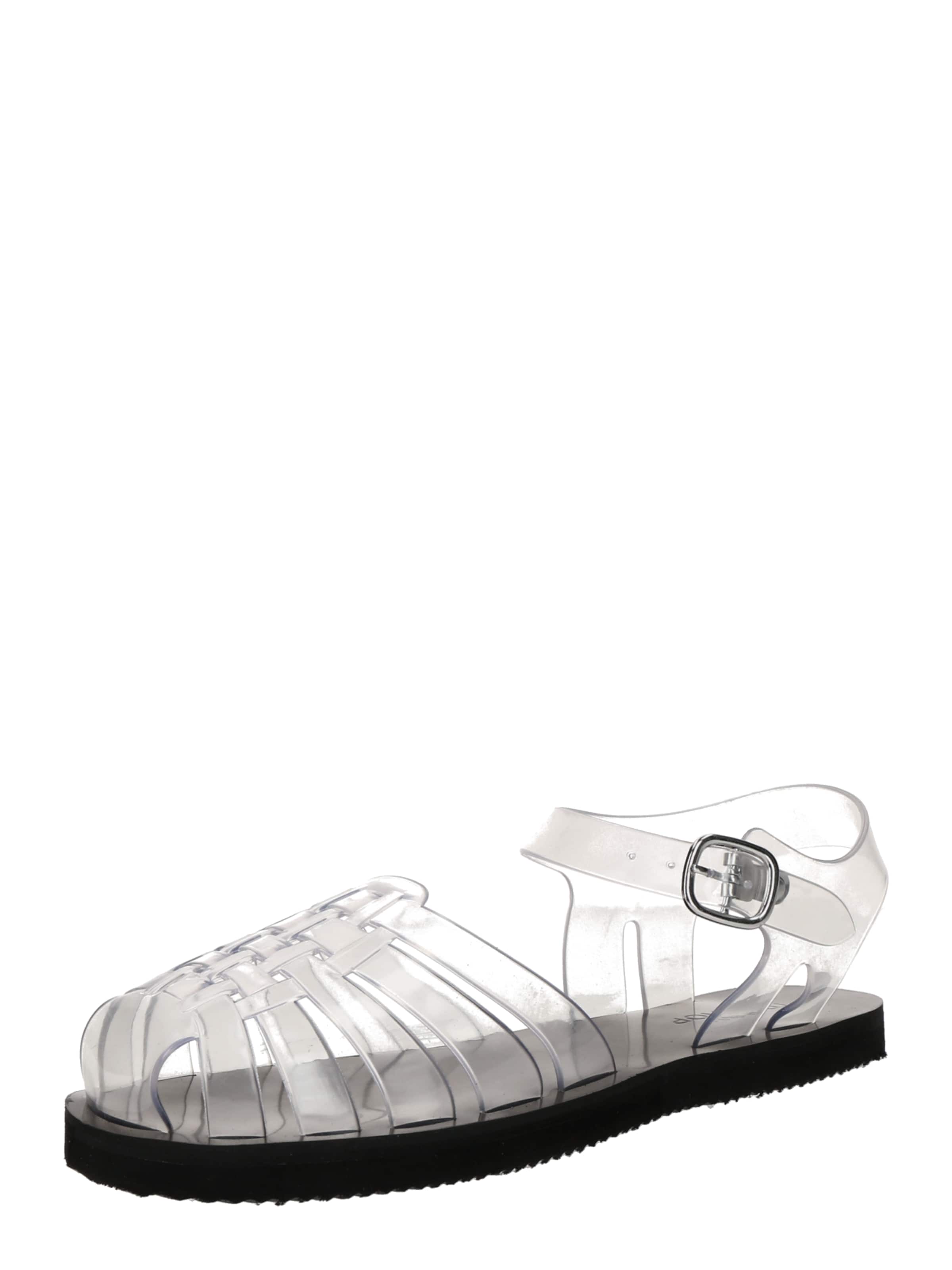 TOPSHOP - Sandália 'Kelly' em transparente: frente