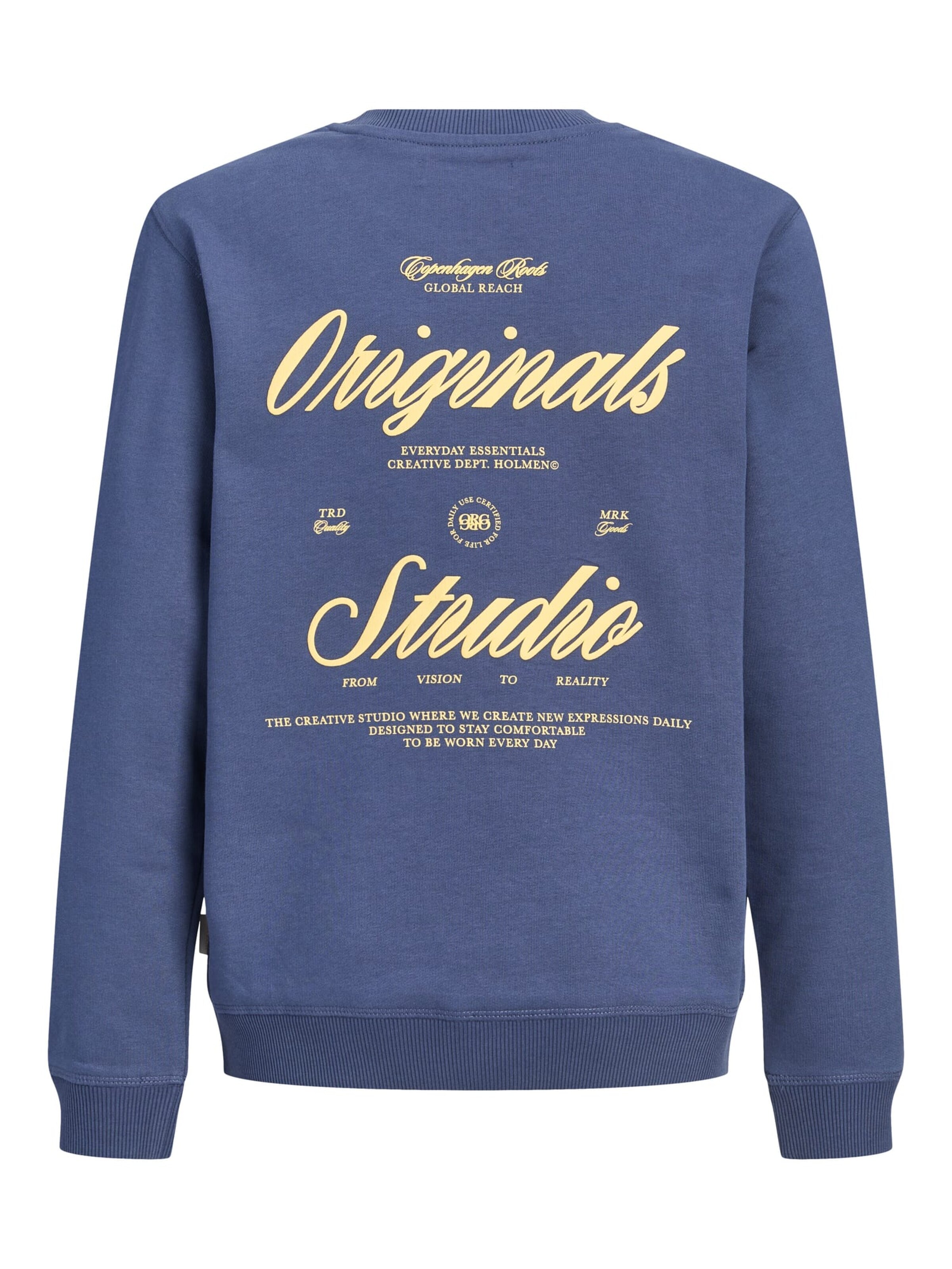 Jack & Jones Junior Sweatshirt 'Norrebro' in Blauw