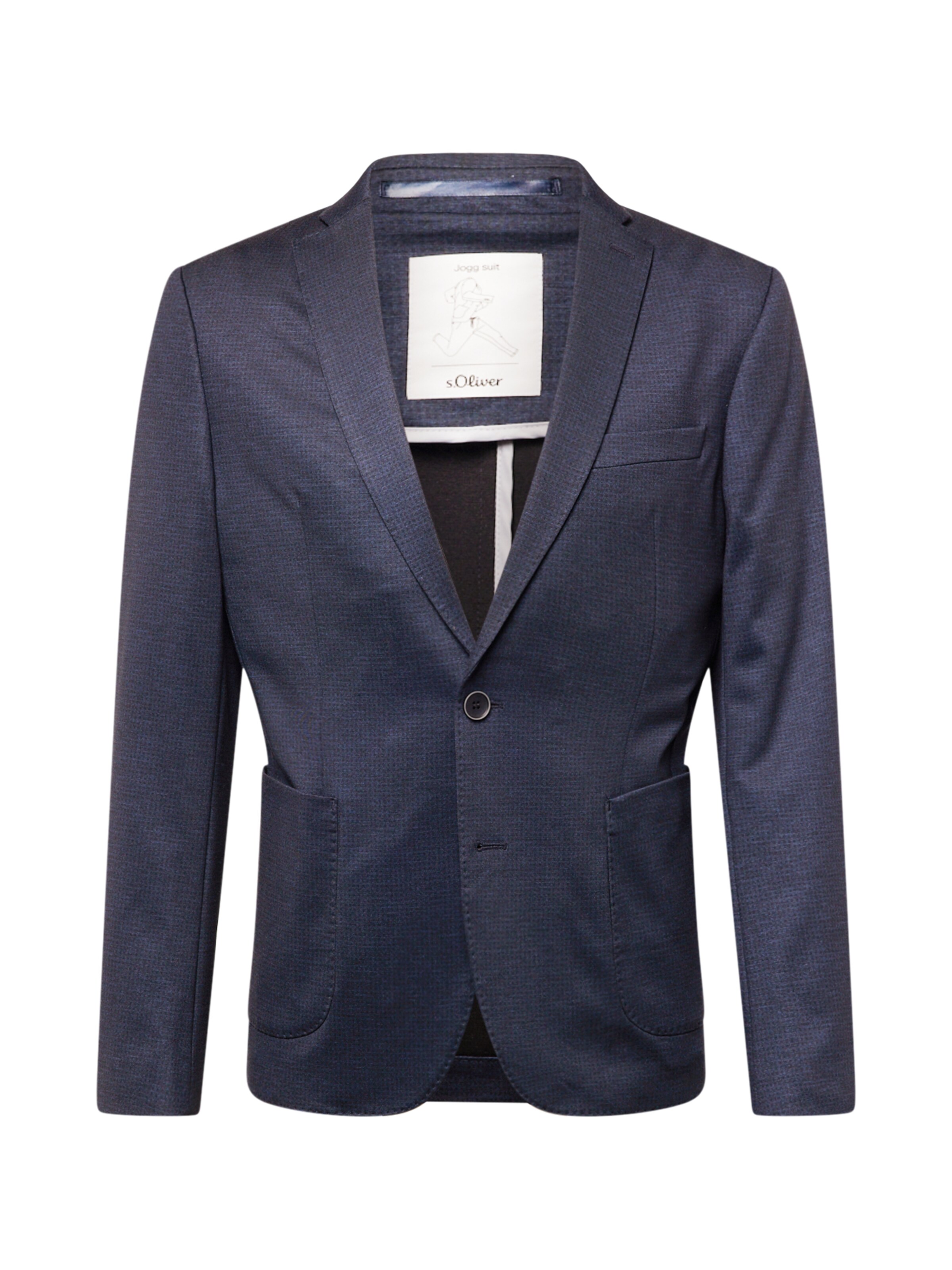 s.Oliver Regular Fit Sakko in Blau: Vorderseite