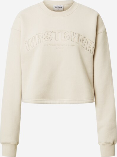 Worst Behavior Sweat-shirt 'Lula' en mastic, Vue avec produit