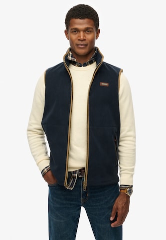 Superdry Bodywarmer 'Estate' in Blauw: voorkant