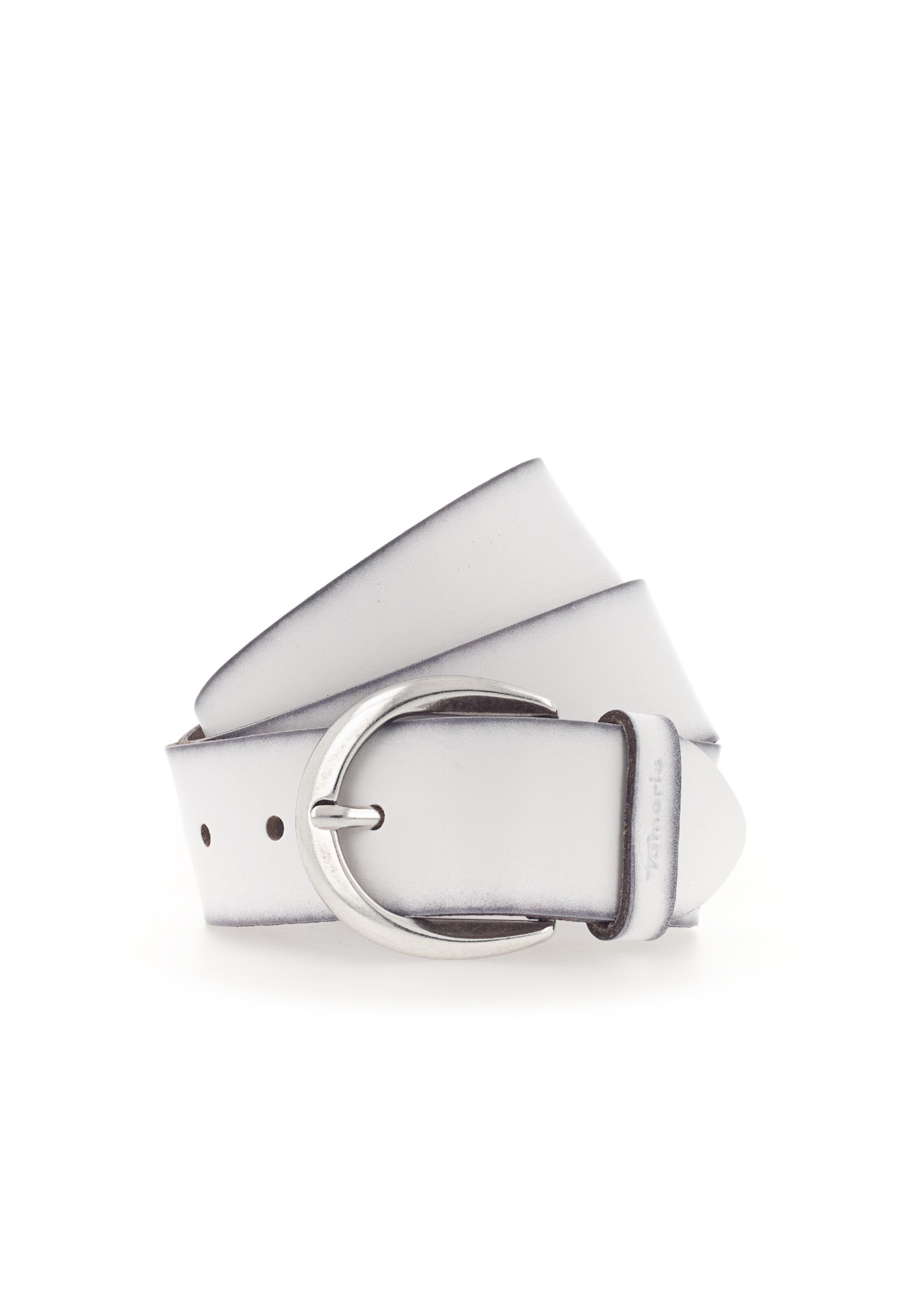 Tamaris Belt ' Essential Classics ' in White: front