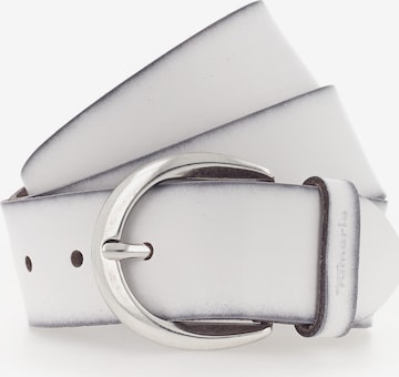 TAMARIS Belt ' Essential Classics ' in White: front