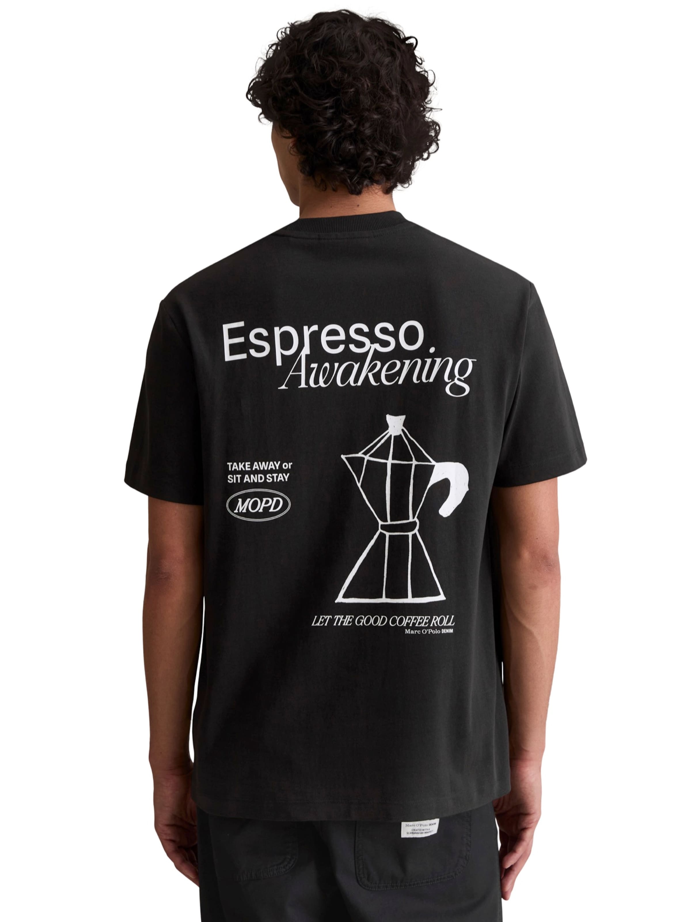 Maglietta di Marc O'Polo DENIM in nero: frontale