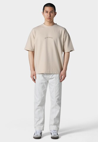 T-Shirt 'JAQUARD V1' Pas De Monaco en beige