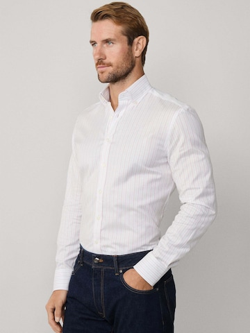 Coupe regular Chemise Hackett London en rouge