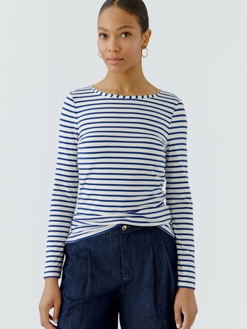 OUI Shirt 'SUMIKO' in Blue: front