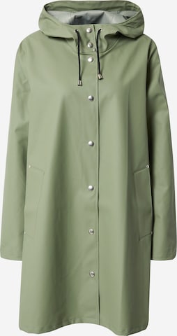 Stutterheim Between-Seasons Coat in Grey: front