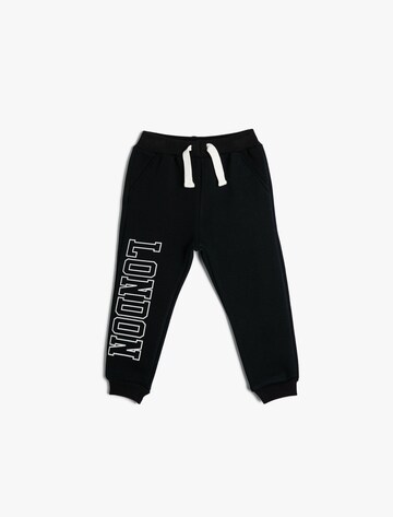 Koton Tapered Pants in Blue: front