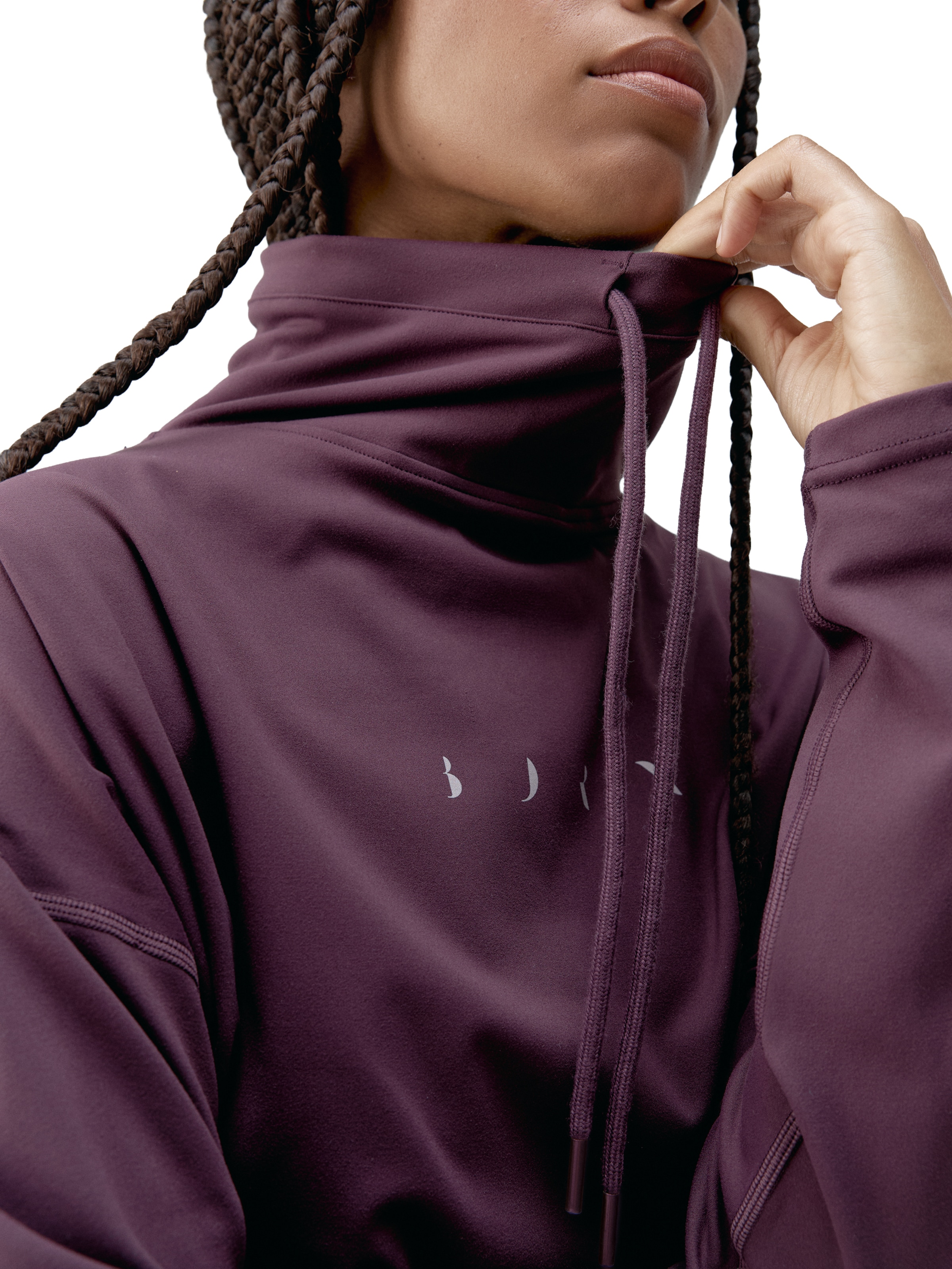 Born Living Yoga Sweatshirt 'Camille' in Rood