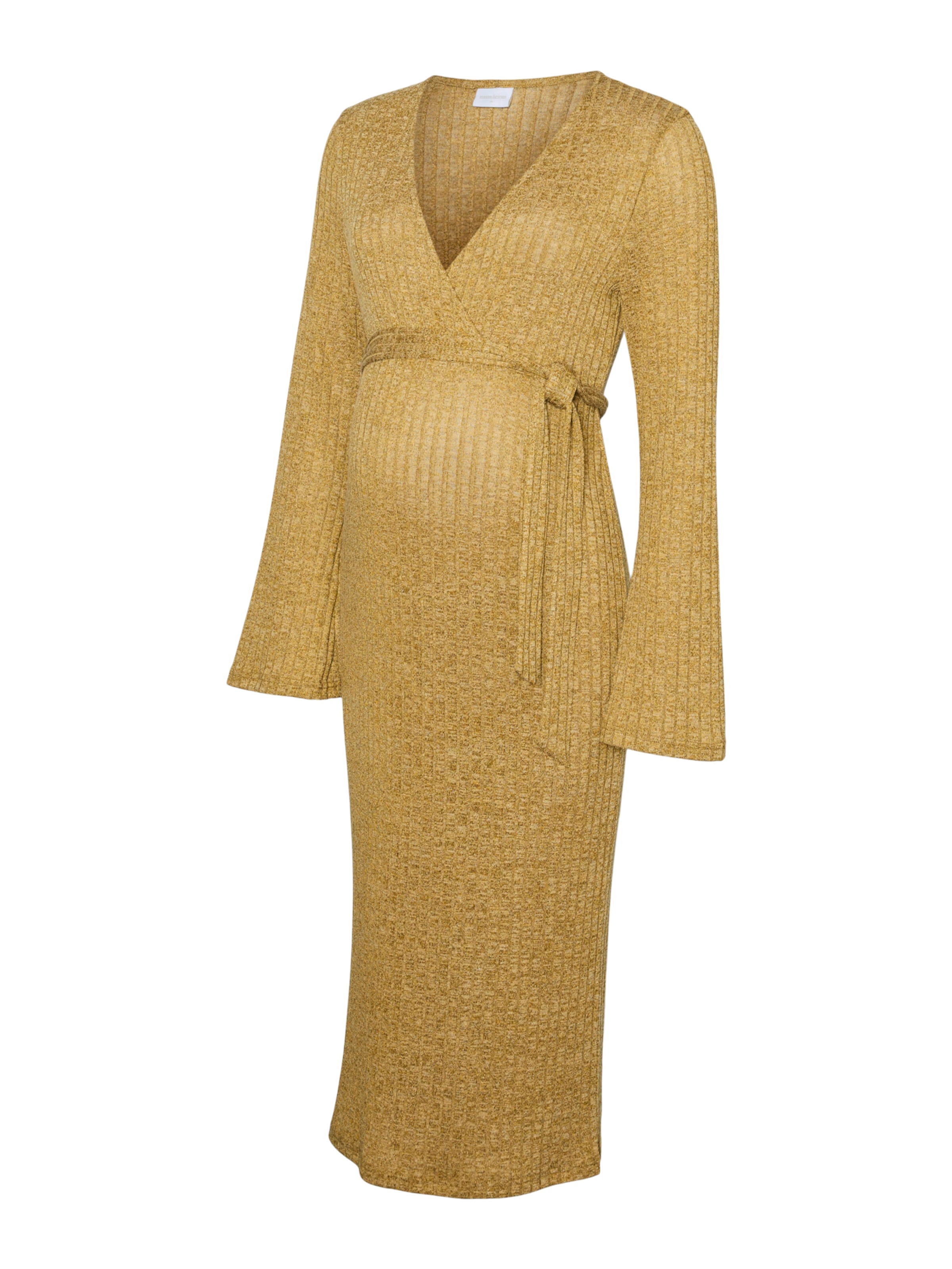 MAMALICIOUS Knit dress 'MLZenia' in Brown: front