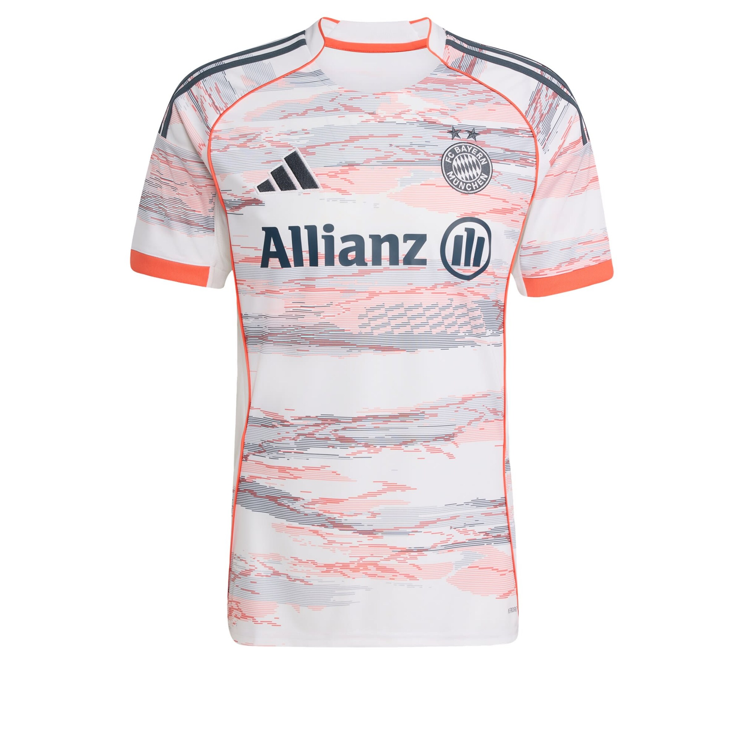 ADIDAS PERFORMANCE Trikot 'FC Bayern München 25/26 Frauenteam' in orange / schwarz / naturweiß, Produktansicht