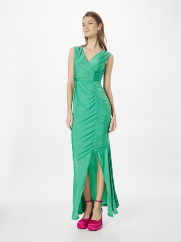 Skirt & Stiletto Вечерна рокля 'HAVANA' в зелено: отпред