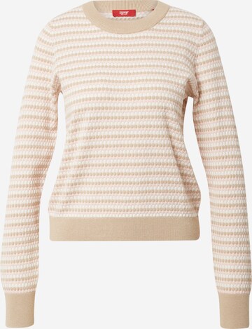 ESPRIT Sweater in Beige: front