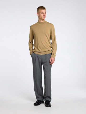 SELECTED HOMME Pullover 'Tray' i brun
