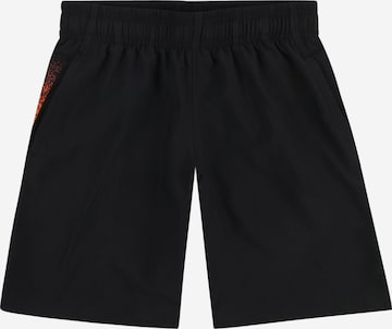 UNDER ARMOUR Normální Sportovní kalhoty – černá: přední strana