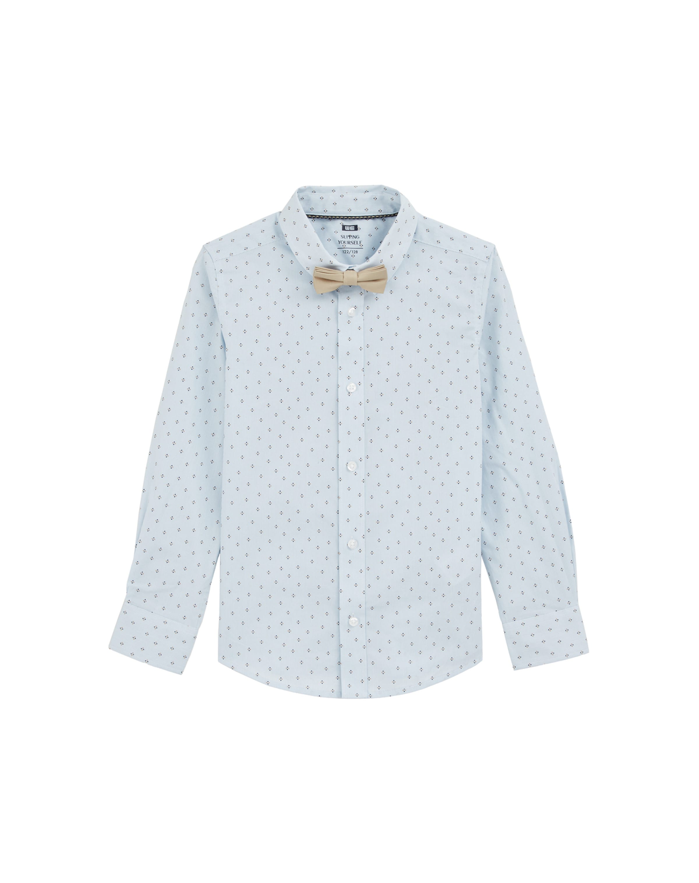 WE Fashion Slim Fit Paita värissä sininen: etupuoli