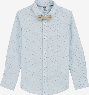 mėlyna WE Fashion Priglundantis modelis Marškiniai: priekis