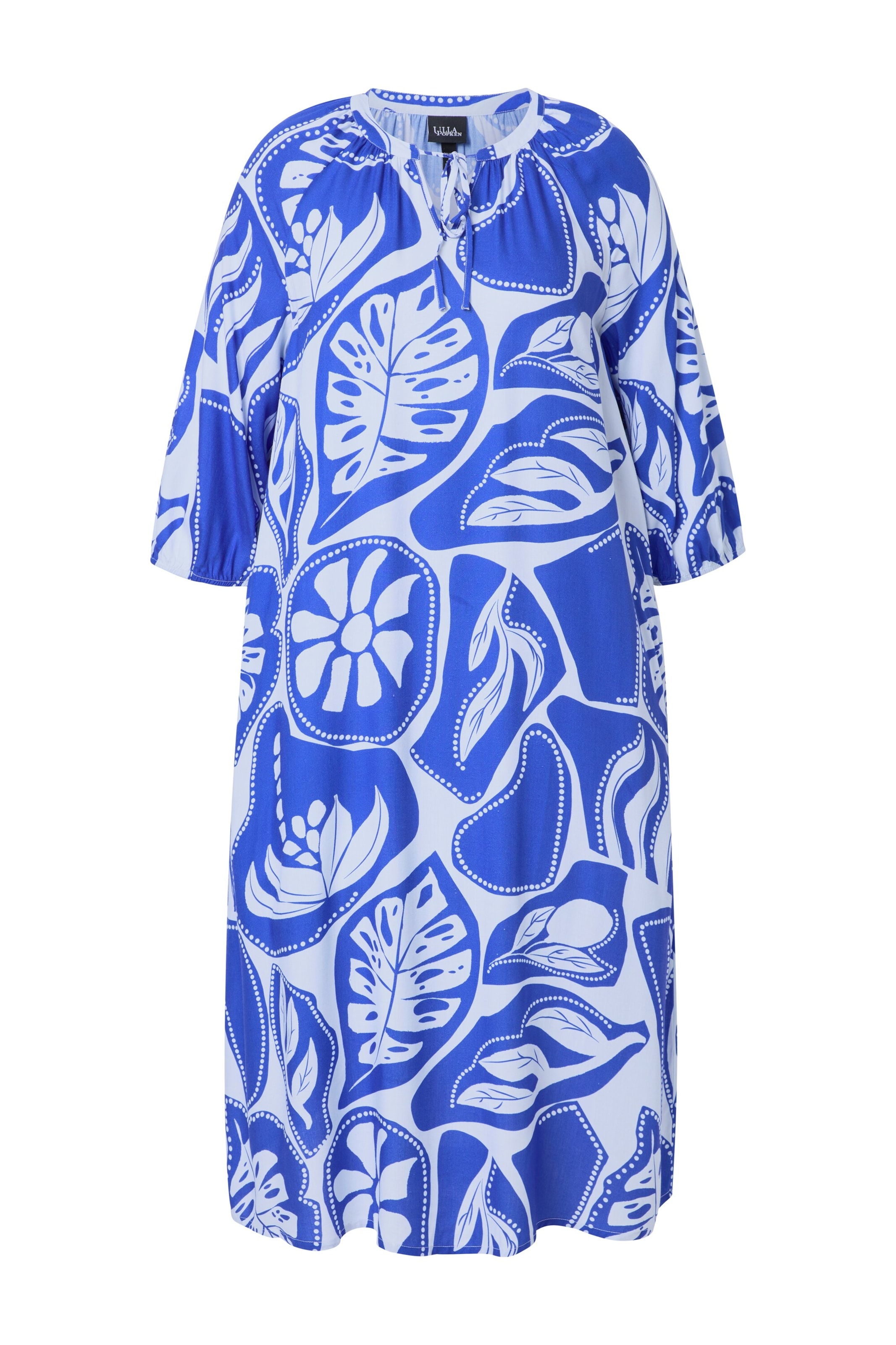 Ulla Popken Kleid in Blau: Vorderseite