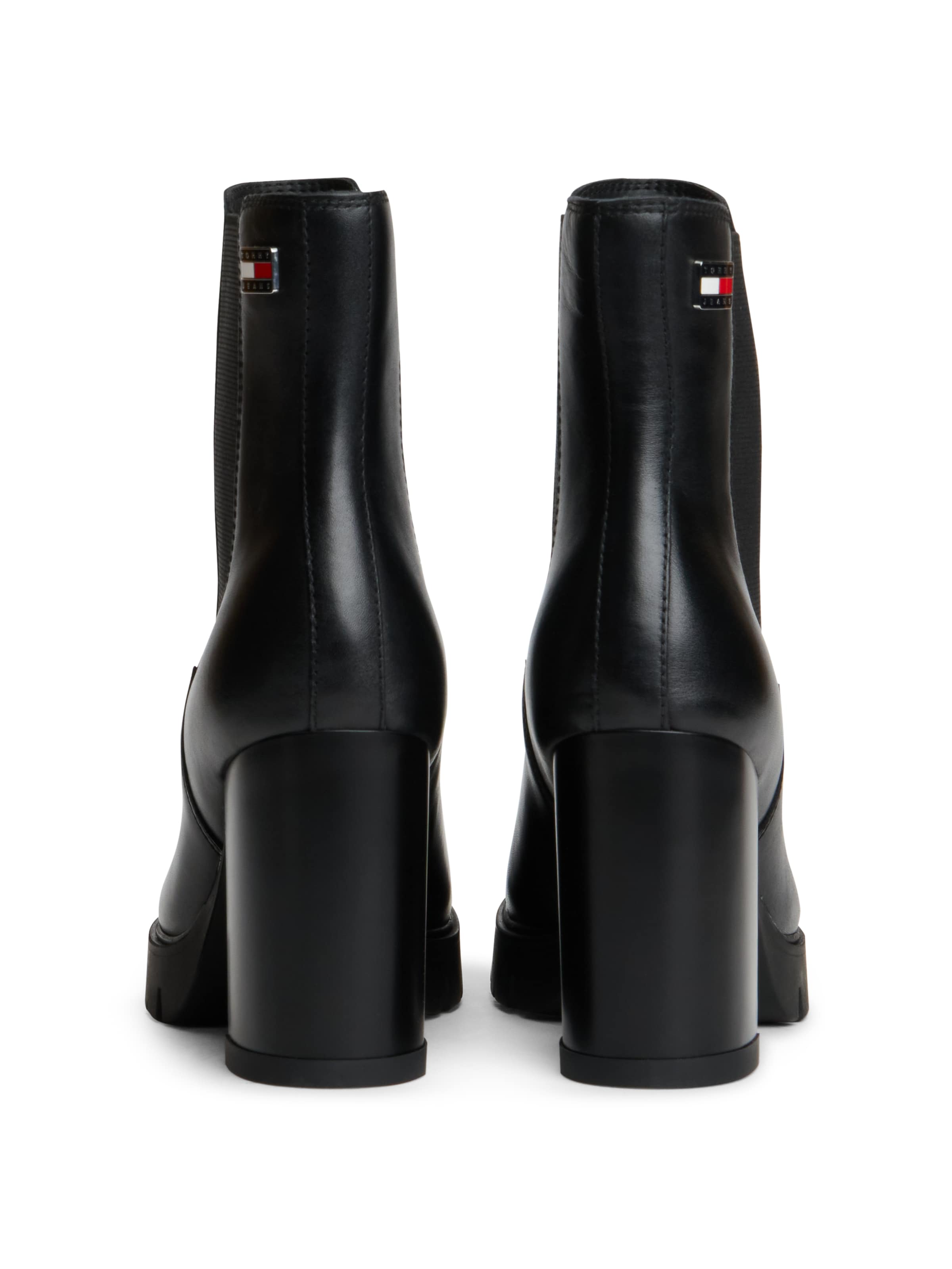 Tommy Jeans Chelsea boots in Zwart