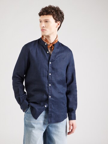 Coupe regular Chemise SCOTCH & SODA en bleu : devant