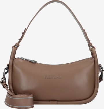 REPLAY Schultertasche in Braun: Vorderseite