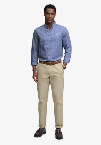 Coupe regular Chemise Superdry & Co en bleu
