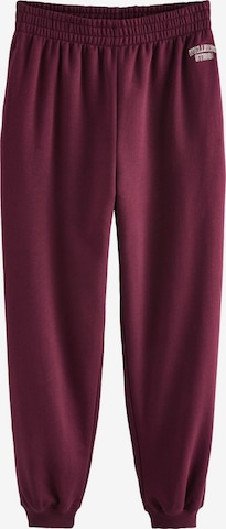 Next Zwężany krój Spodnie w kolorze czerwony: przód