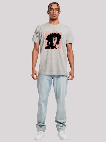 T-Shirt 'Bob Marley' F4NT4STIC en gris