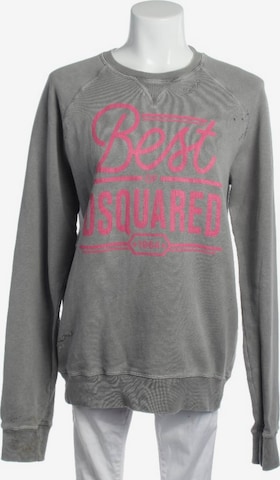 DSQUARED2 Sweatshirt & Zip-Up Hoodie in L in Grey: front