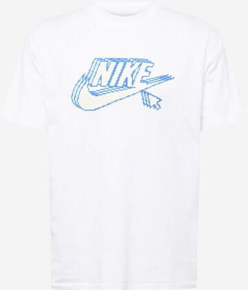 Nike Sportswear T-shirt 'Futura' i vit: framsida