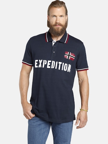 Jan Vanderstorm Poloshirt 'Johan' in Blau