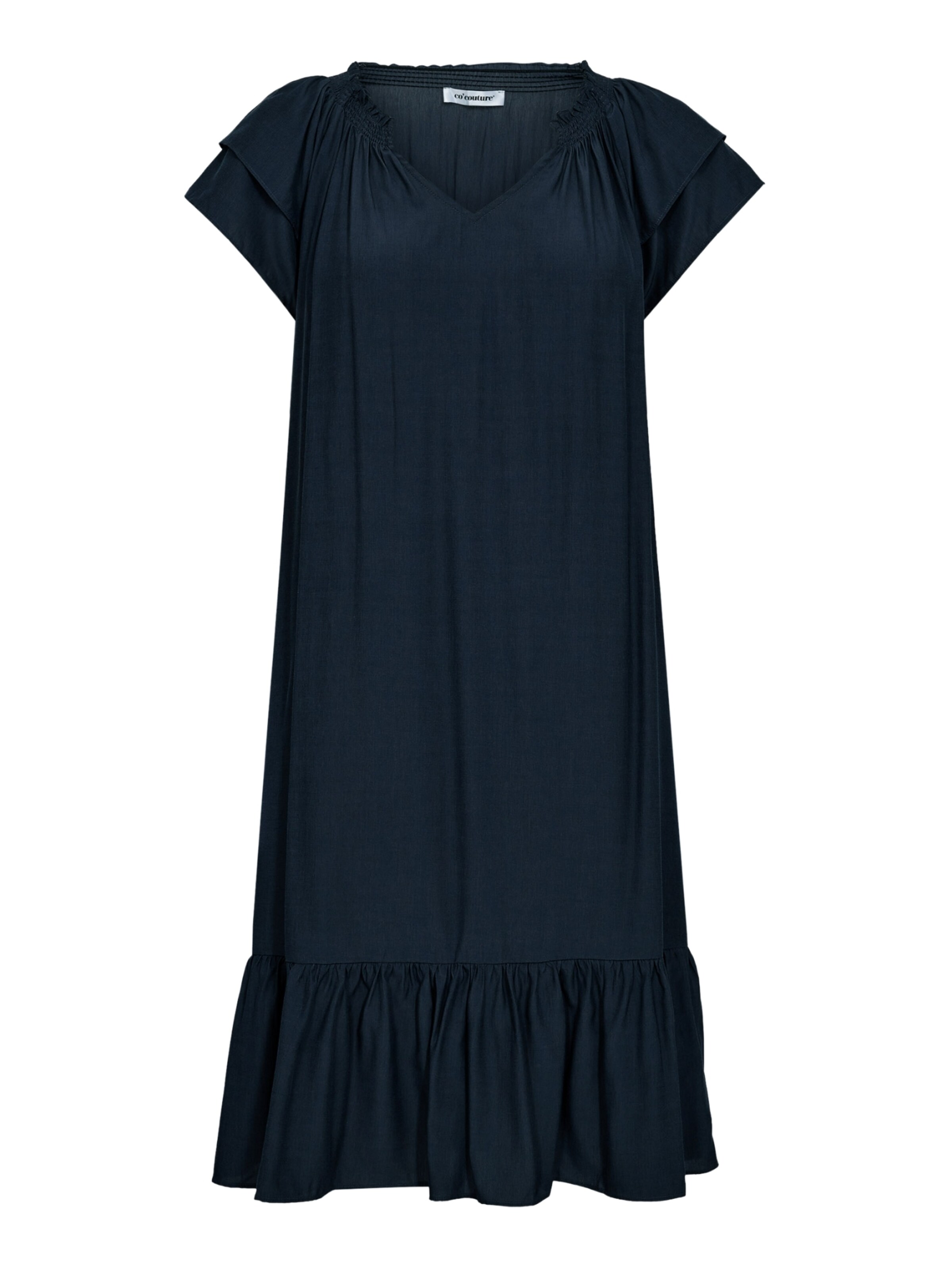 Robe ' Sunrise' co'couture en bleu : devant