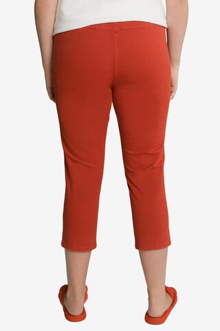 Ulla Popken Skinny Jeggings '806252'  (GOTS) in Rot