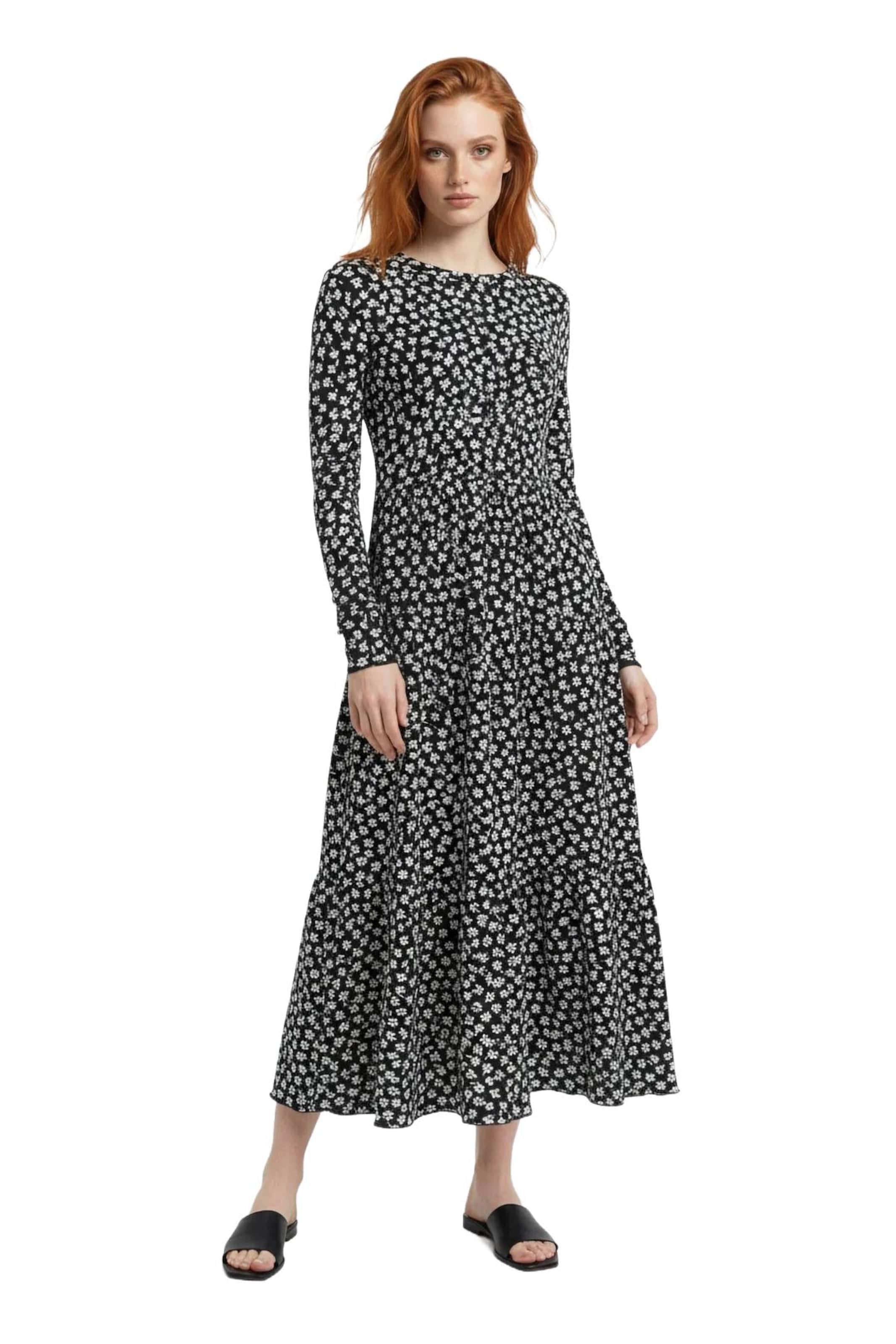 No Matter What Kleid in Schwarz: Vorderseite