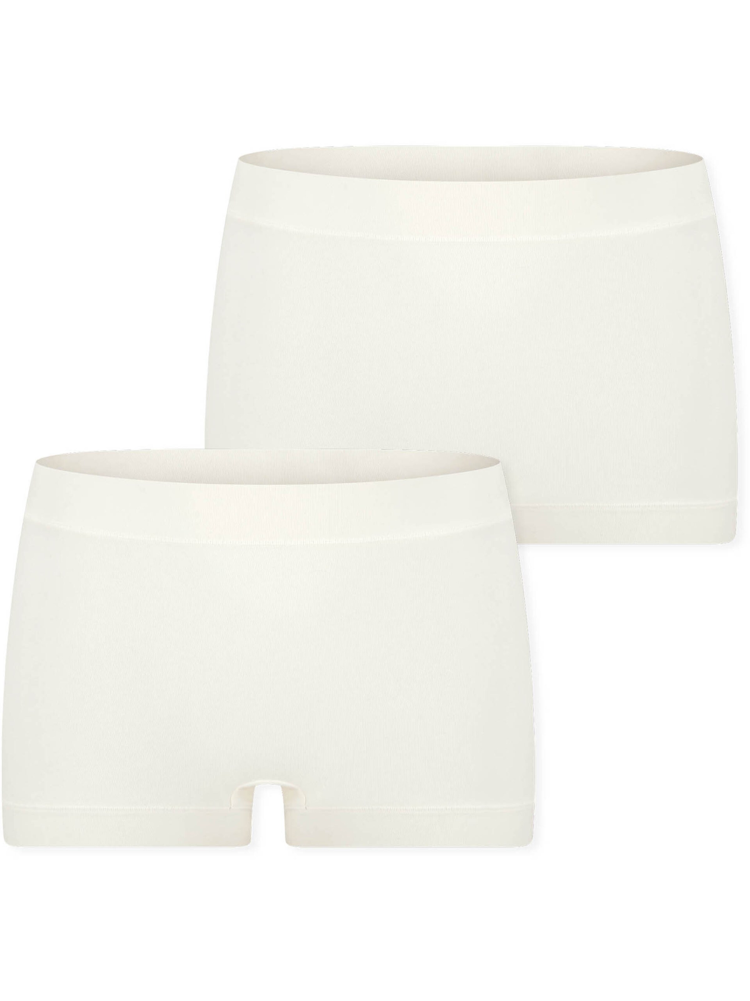 SCHIESSER Boyshorts ' Unique Cotton ' in White: front