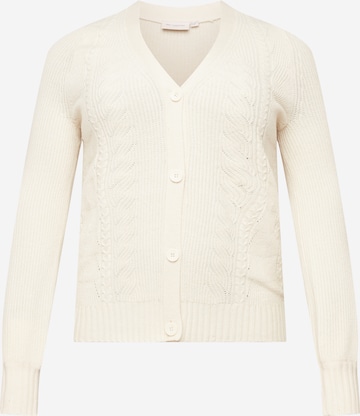 ONLY Carmakoma Knit Cardigan 'KARIA' in White: front