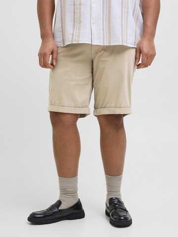 regular Pantaloni chino 'JPSTDave' di Jack & Jones Plus in beige: frontale